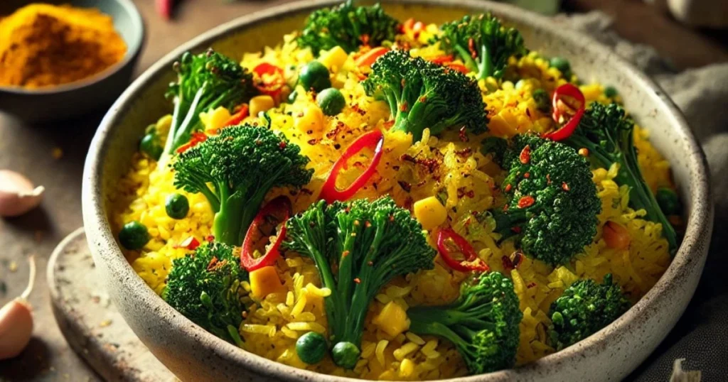 Garlic Turmeric Rice